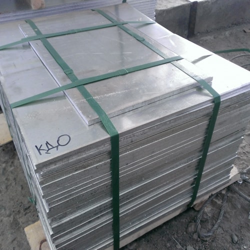 Кадмиевый анод 6x300x500 мм Кд0
